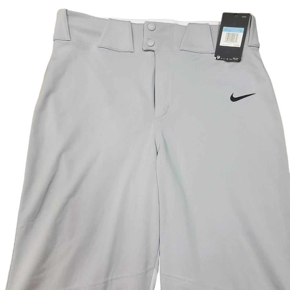 NIKE MENS LIGHT GREY TEAM ISSUED BASEBALL PANTS
